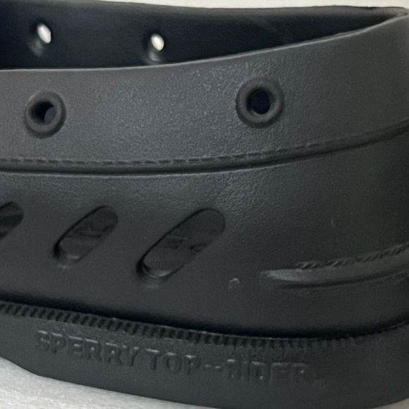 Sperry Top Sider Mens Black Float Boat Shoes Ventilated MS9 Casual Outdoor WS11 - Picture 6 of 16